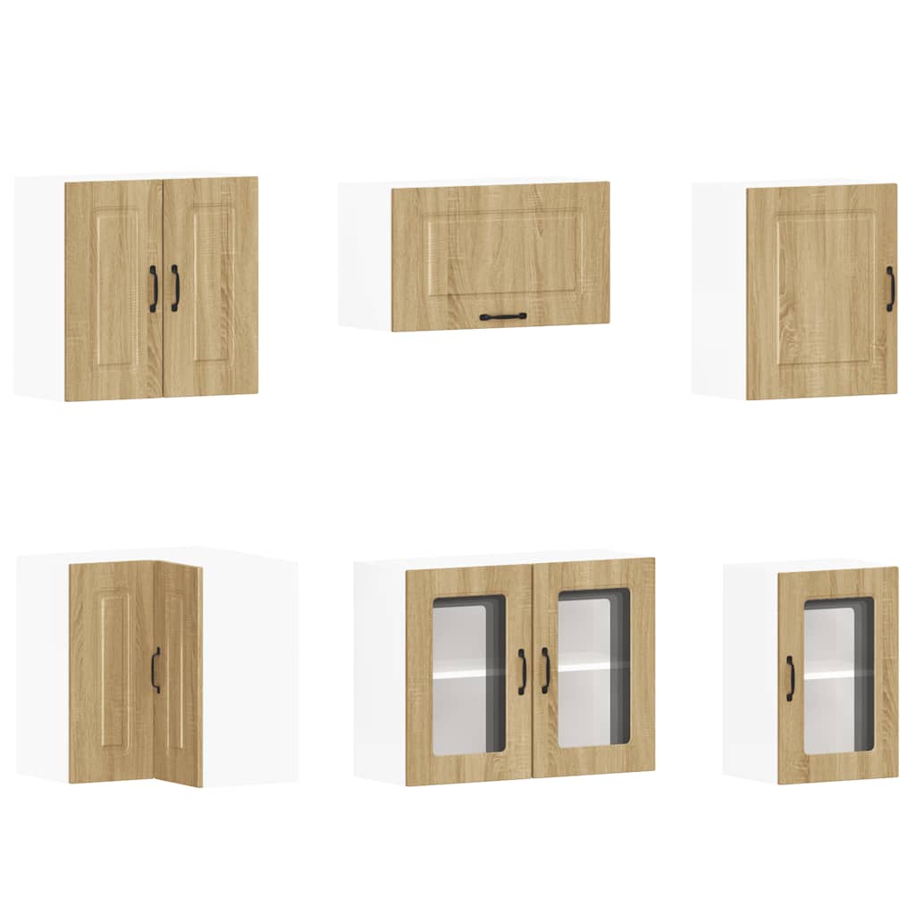 vidaXL Σετ Ντουλάπια Κουζίνας 11 Τεμαχίων Kalmar Επεξεργασμένο Ξύλο