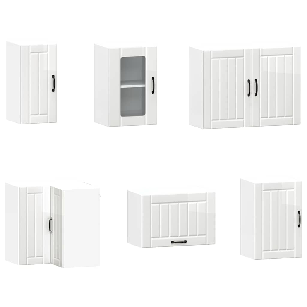 vidaXL Σετ Ντουλάπια Κουζίνας 11 Τεμαχίων Kalmar Επεξεργασμένο Ξύλο