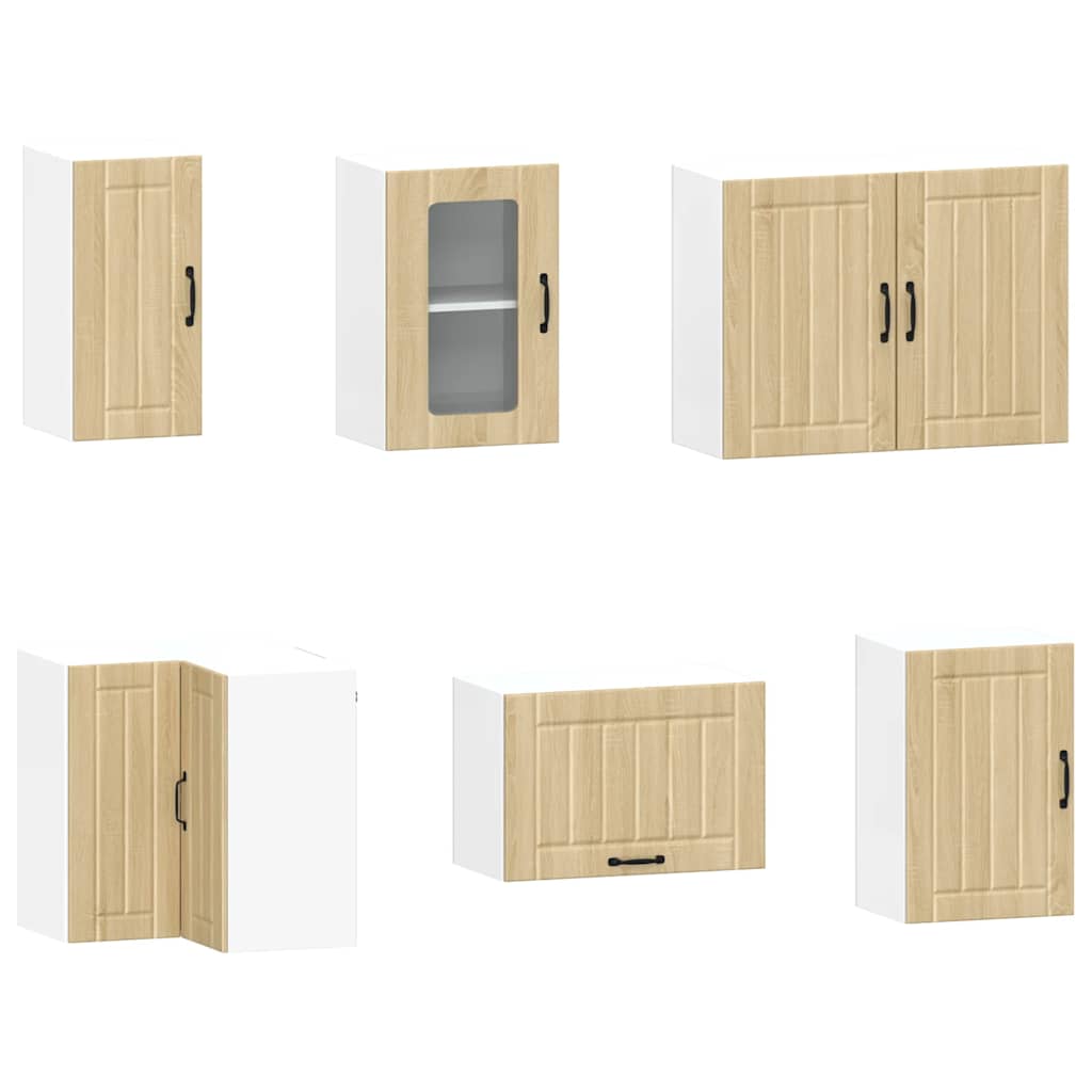 vidaXL Σετ Ντουλάπια Κουζίνας 11 Τεμαχίων Kalmar Επεξεργασμένο Ξύλο