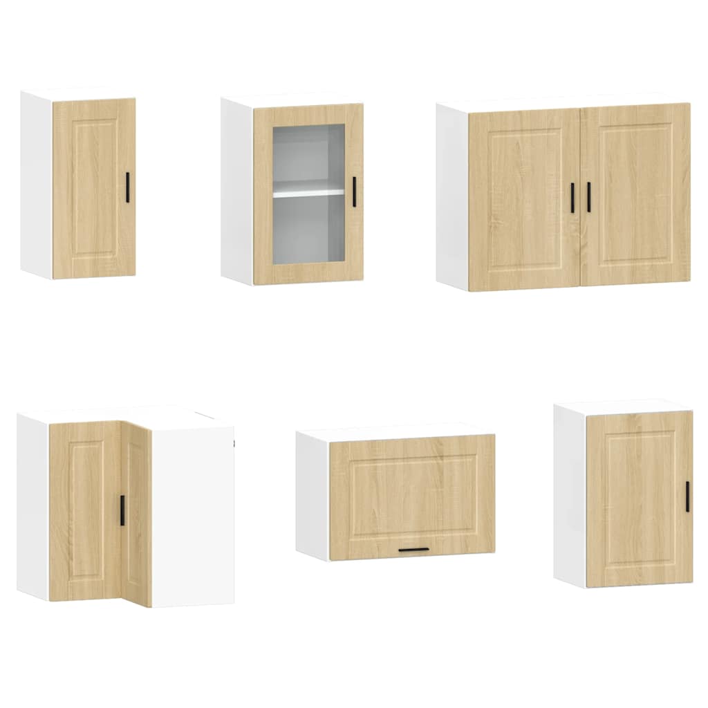 vidaXL Σετ Ντουλάπια Κουζίνας 11 Τεμαχίων Porto Επεξεργασμένο Ξύλο