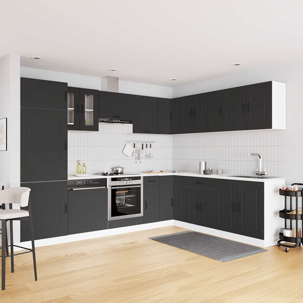 vidaXL Σετ Ντουλάπια Κουζίνας 14 Τεμαχίων Kalmar Επεξεργασμένο Ξύλο