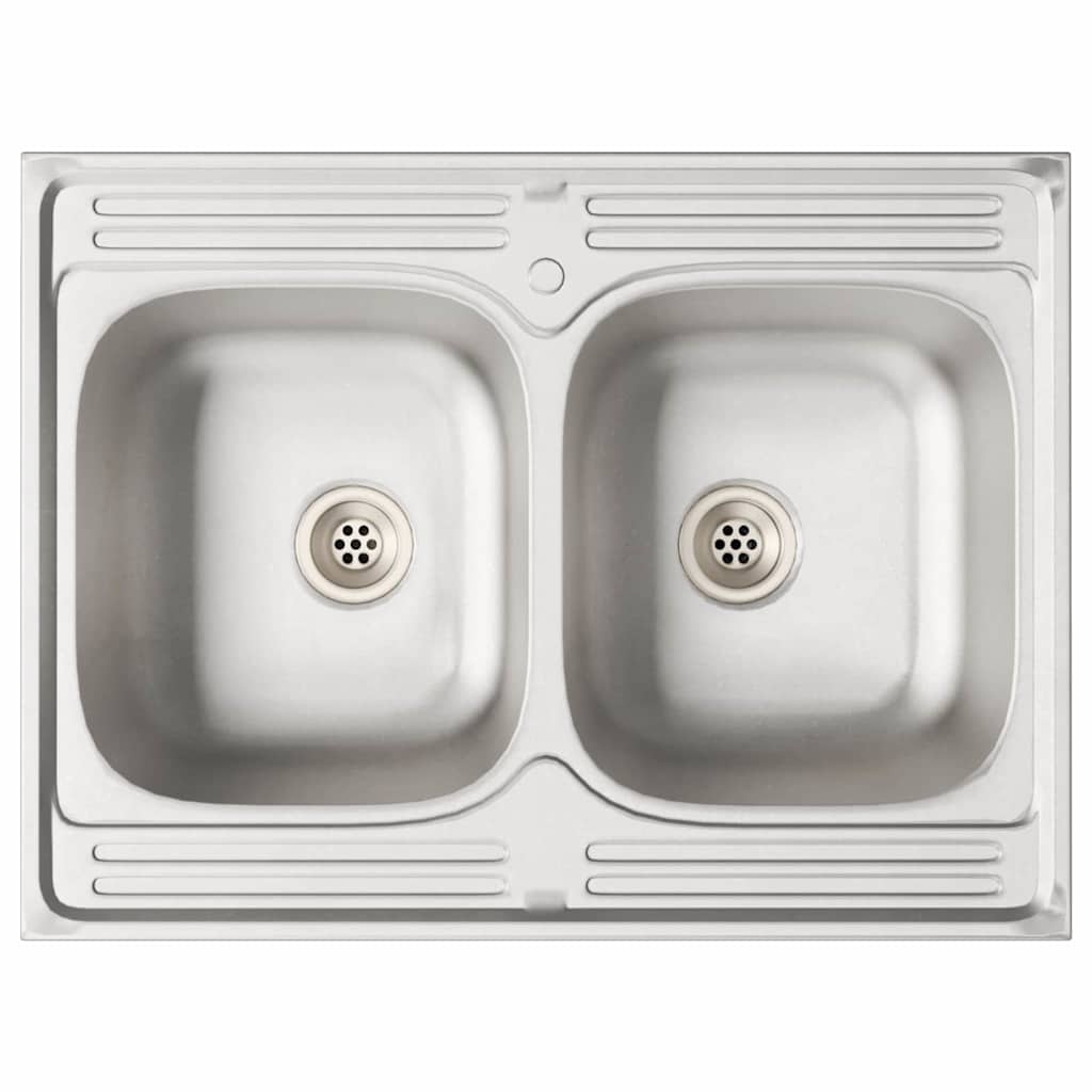 vidaXL Ντουλάπα Κουζίνας Kalmar Γυαλιστερό Λευκό 80 x 46 x 81,5 εκ