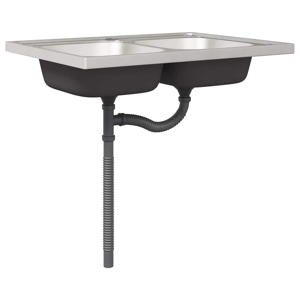 vidaXL Ντουλάπα Κουζίνας με πόρτα Kalmar Δρύς Sonoma 80 x 46 x 81,5 εκ