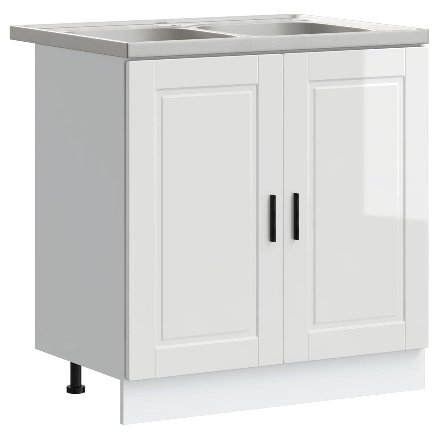 vidaXL Βάση νιπτήρα Porto 2 τεμ. Λευκό 80 x 46 x 81,5 εκ