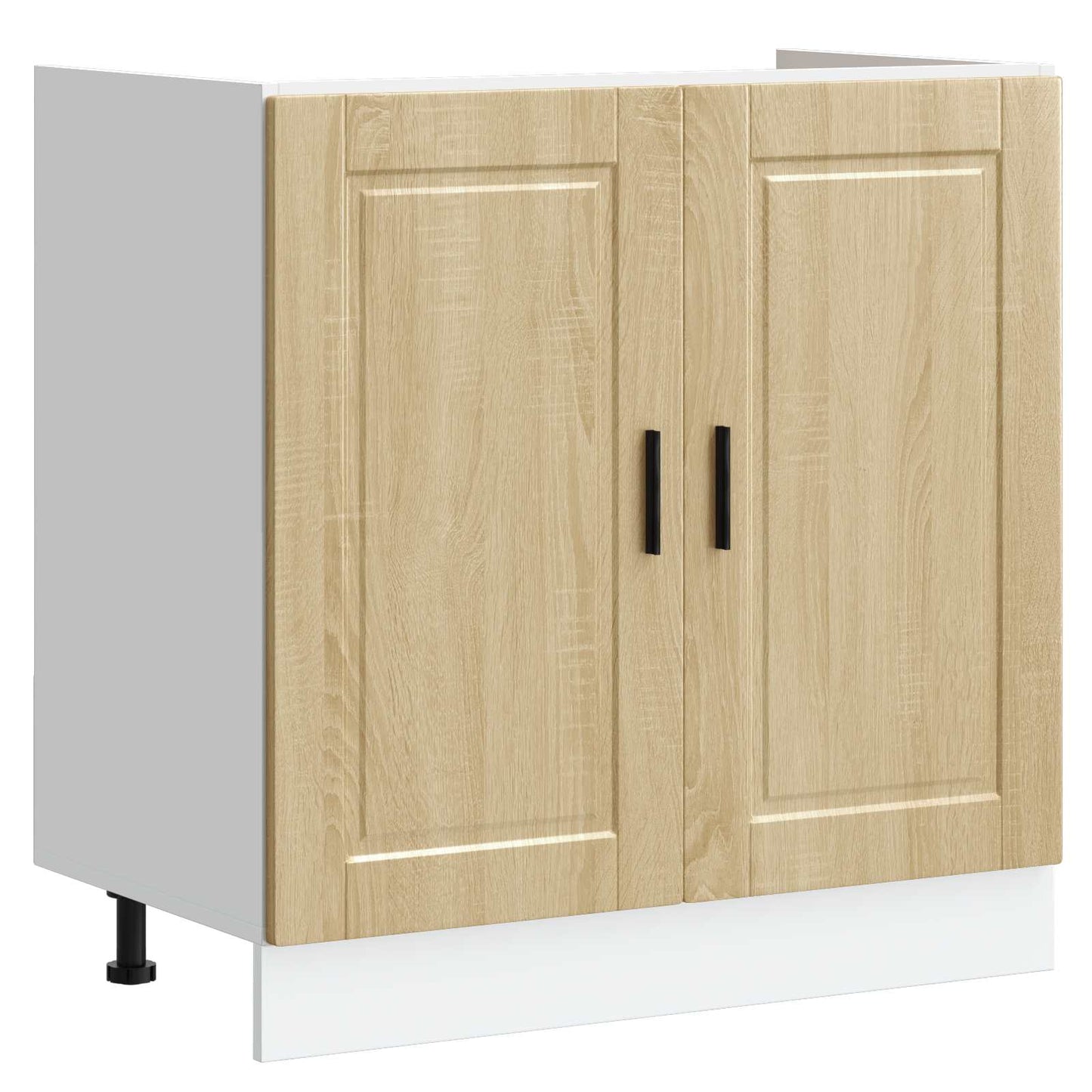 vidaXL Βάση νιπτήρα Porto 2 τεμ. Καφέ 80 x 46 x 81,5 εκ