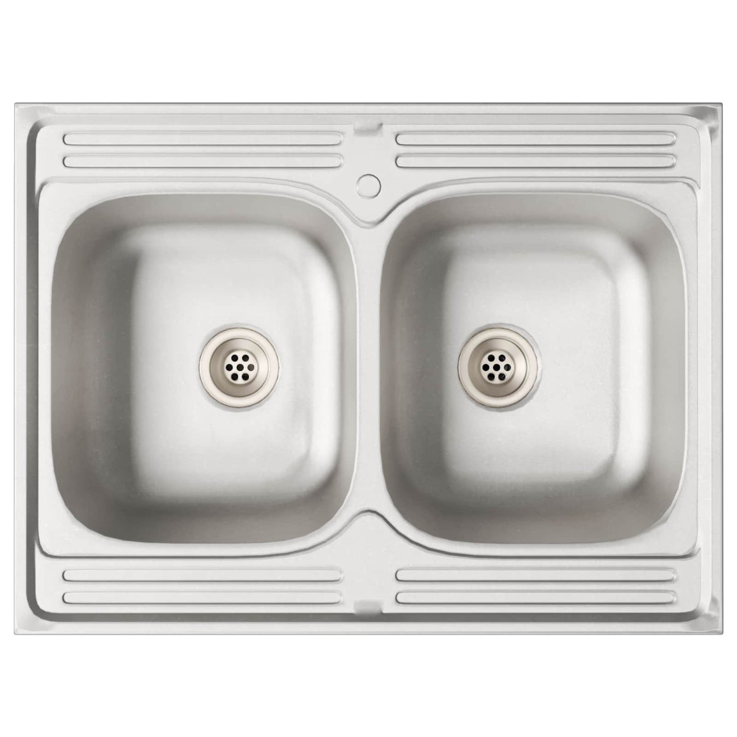 vidaXL Βάση νιπτήρα Porto 2 τεμ. Γκρι 80 x 46 x 81,5 εκ