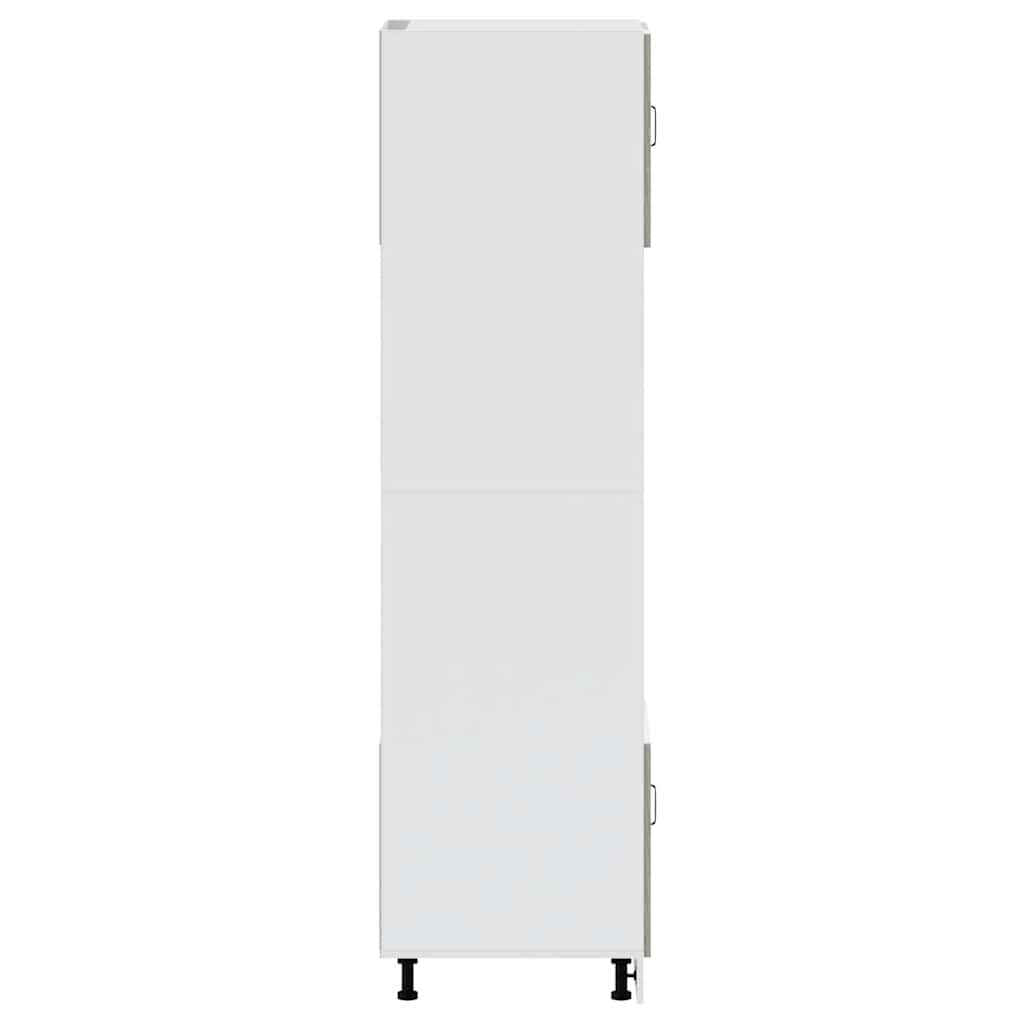 vidaXL Ντουλάπια Φούρνου 2 τεμ. "Kalmar" Γκρι Ξύλο Sonoma Μηχανικής Επεξεργασίας