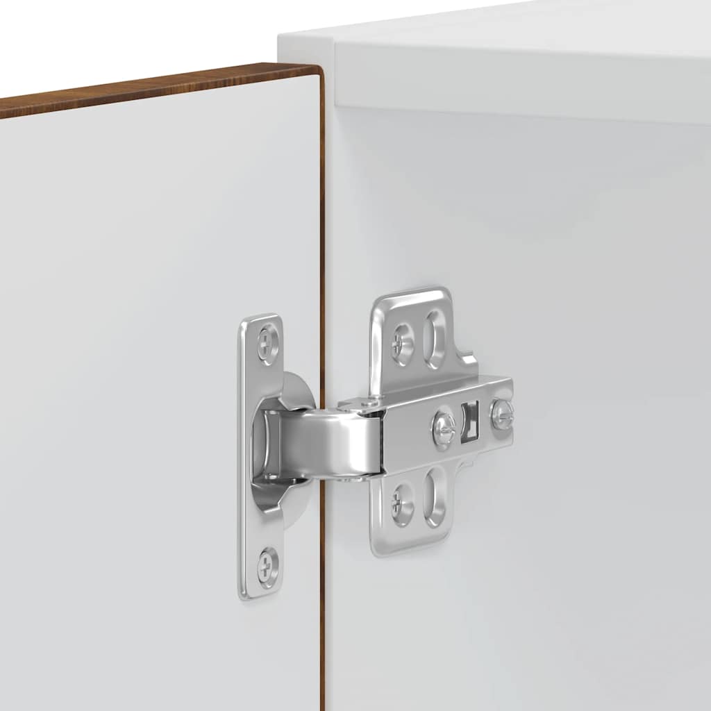 vidaXL Ντουλάπια Φούρνου 2 τεμ. "Lucca" από Καπνιστή Δρυό με Τεχνητή Δρυ