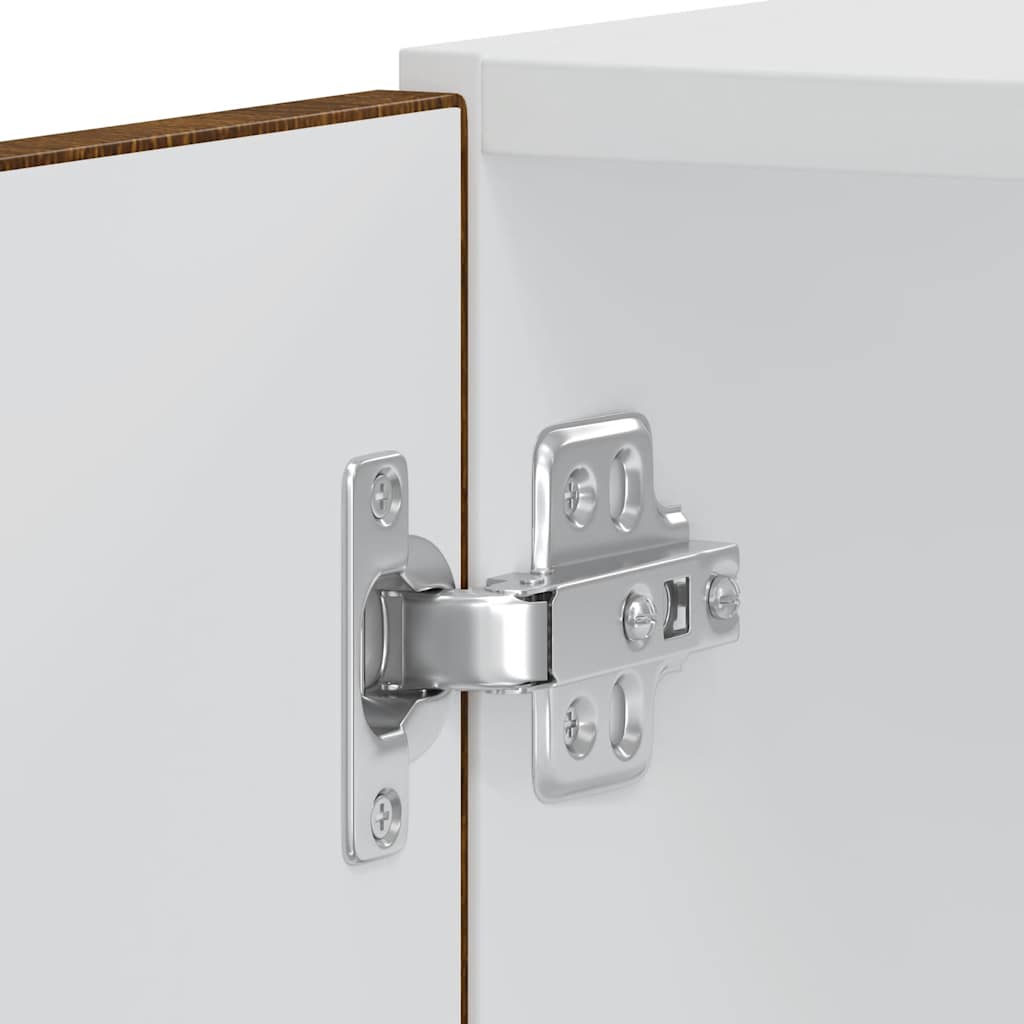 vidaXL Ντουλάπια Φούρνου 2 τεμ. "Lucca" Καφέ Δρυς από Τεχνητό Ξύλο