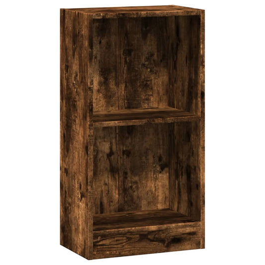 vidaXL Βιβλιοθήκη Καπνιστή Δρυς 40x24x76 εκ. από Επεξεργασμένο Ξύλο