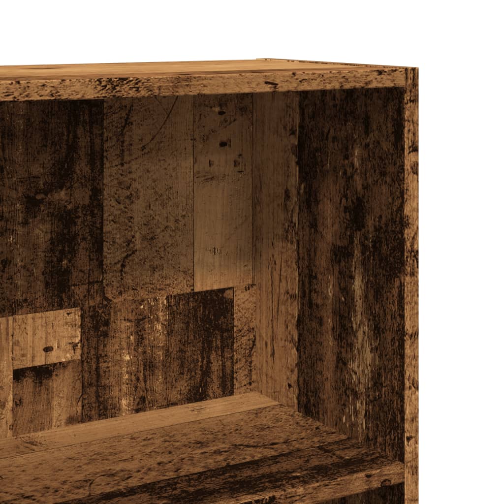 vidaXL Βιβλιοθήκη Όψη Παλαιού Ξύλου 40x24x176 εκ. Επεξεργασμένο Ξύλο