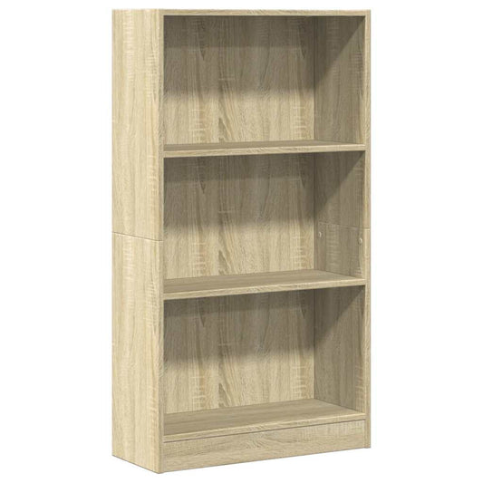 vidaXL Βιβλιοθήκη Sonoma Δρυς 60x24x109 εκ. από Επεξεργασμένο Ξύλο