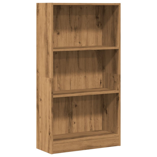 vidaXL Βιβλιοθήκη Αρτισιανή Δρυς 60x24x109 εκ. από Επεξεργασμένο Ξύλο