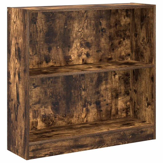 vidaXL Βιβλιοθήκη Καπνιστή Δρυς 80x24x76 εκ. από Επεξεργασμένο Ξύλο