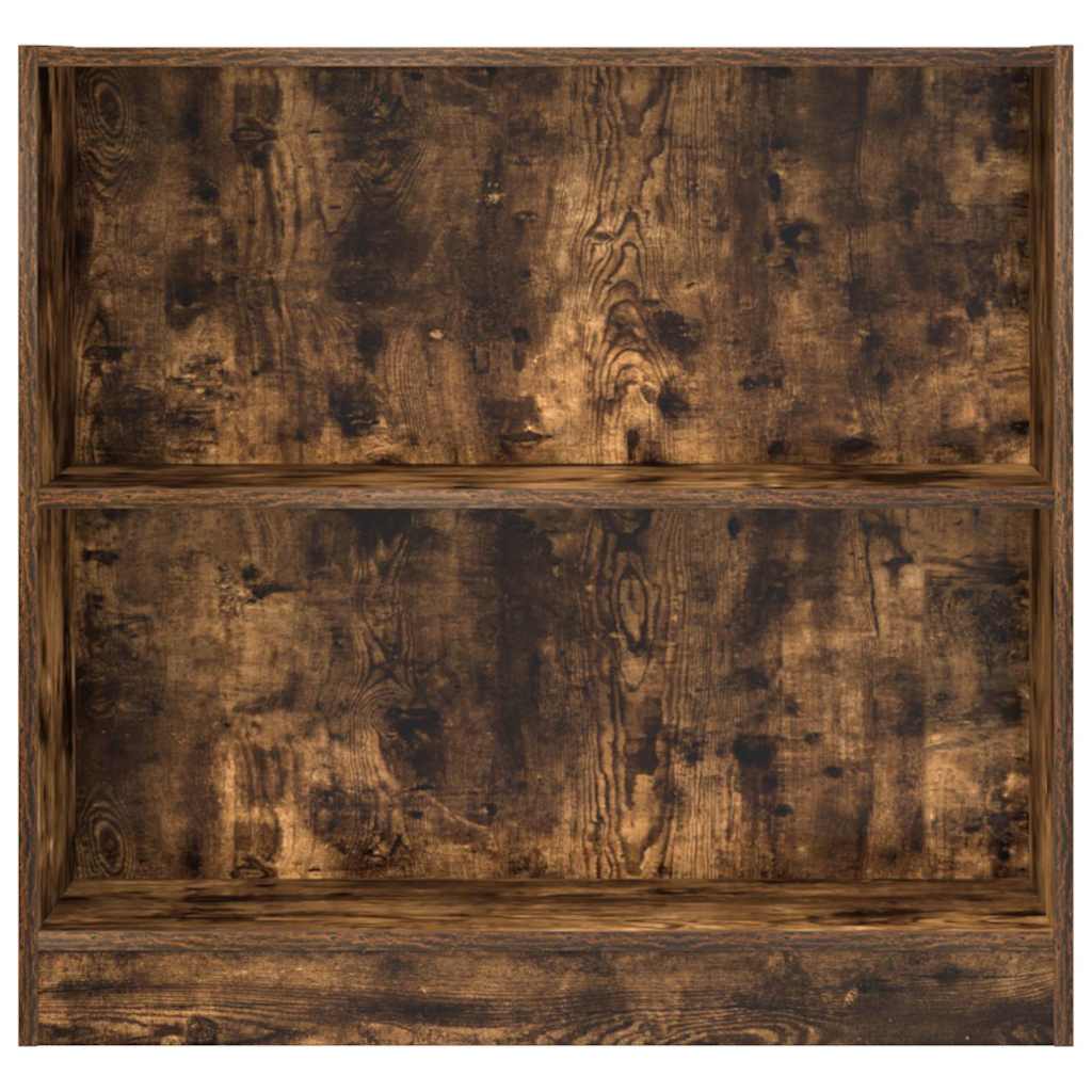 vidaXL Βιβλιοθήκη Καπνιστή Δρυς 80x24x76 εκ. από Επεξεργασμένο Ξύλο