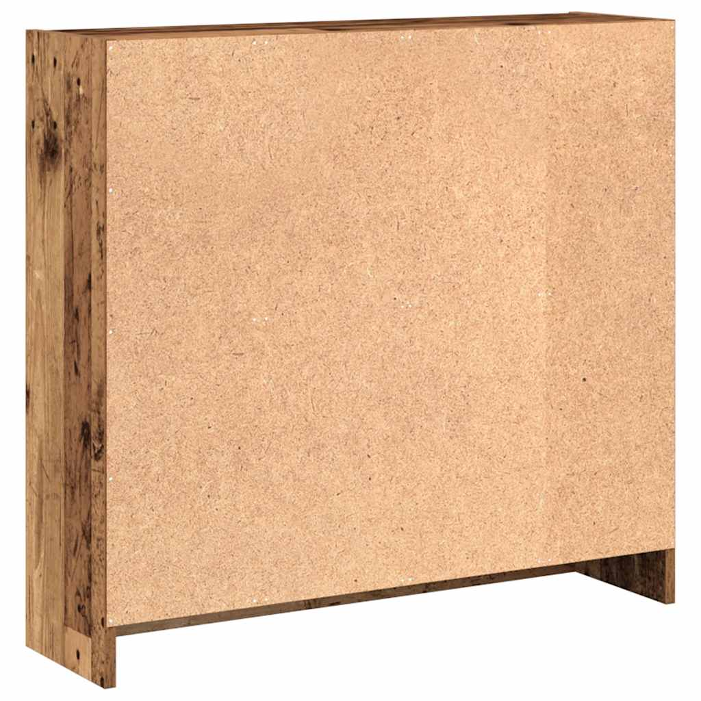 vidaXL Βιβλιοθήκη Όψη Παλαιού Ξύλου 80x24x76 εκ. Επεξεργασμένο Ξύλο