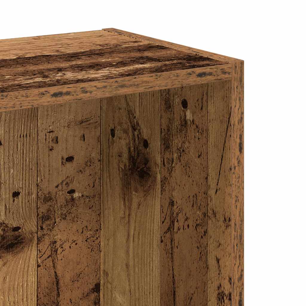 vidaXL Βιβλιοθήκη Όψη Παλαιού Ξύλου 80x24x76 εκ. Επεξεργασμένο Ξύλο