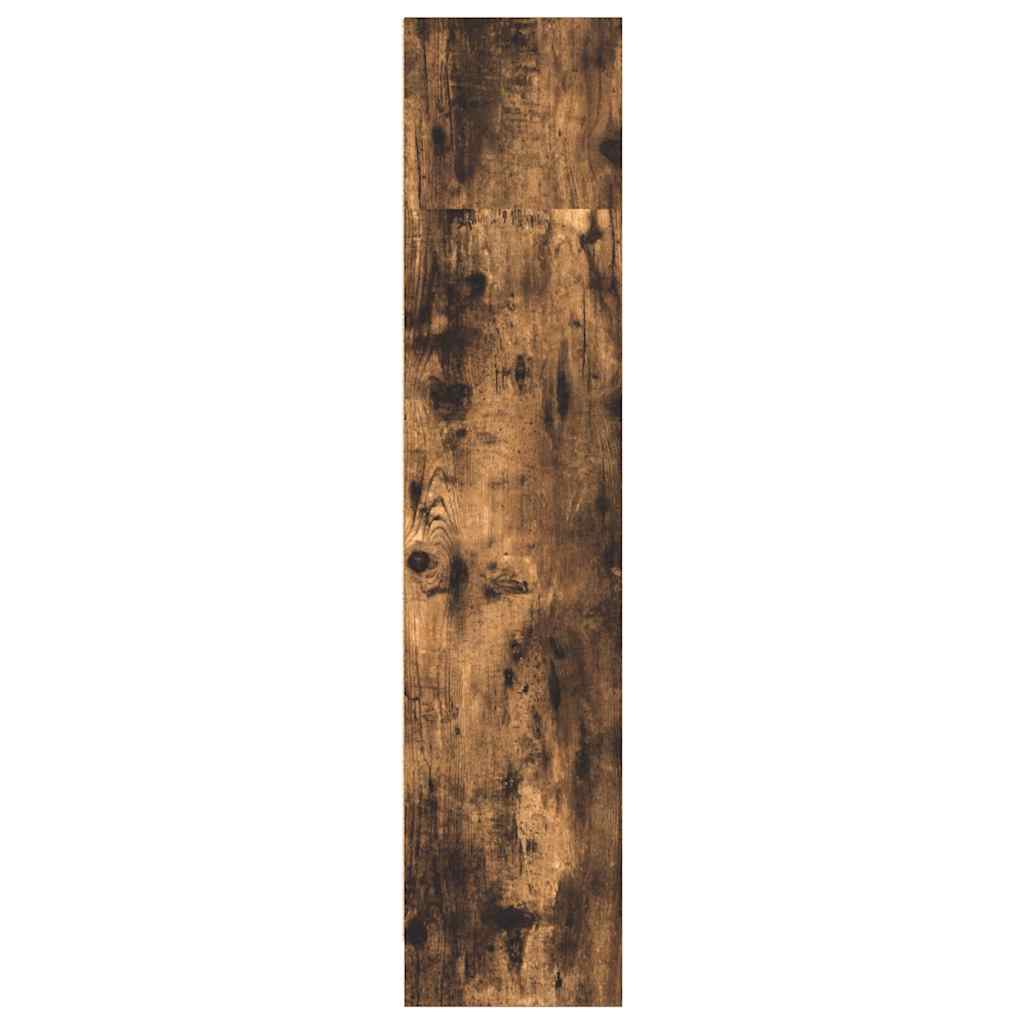 vidaXL Βιβλιοθήκη Καπνιστή Δρυς 80x24x109 εκ. από Επεξεργασμένο Ξύλο