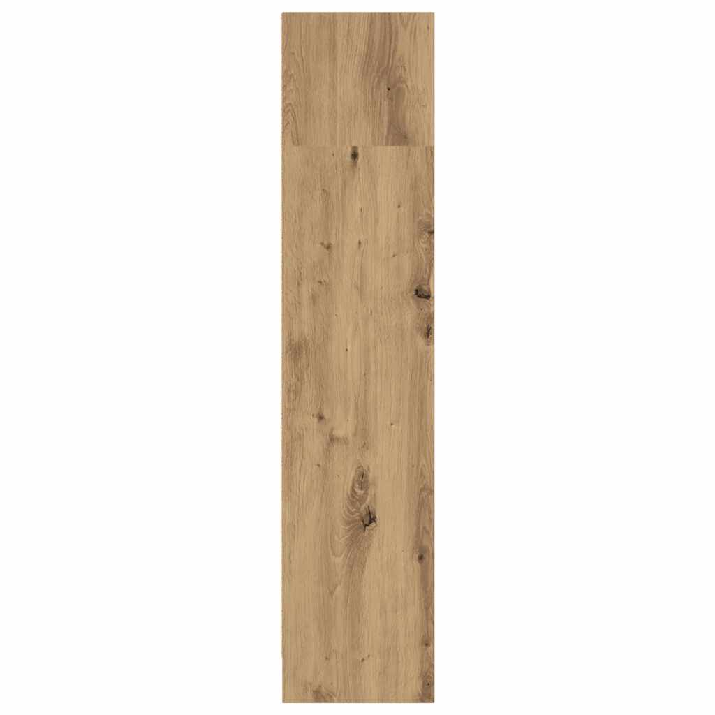 vidaXL Βιβλιοθήκη Αρτισιανή Δρυς 80x24x109 εκ. από Επεξεργασμένο Ξύλο