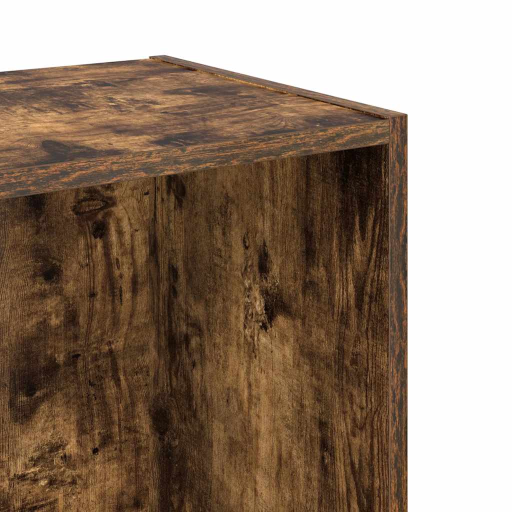 vidaXL Βιβλιοθήκη Καπνιστή Δρυς 40x30x77 εκ. από Επεξεργασμένο Ξύλο