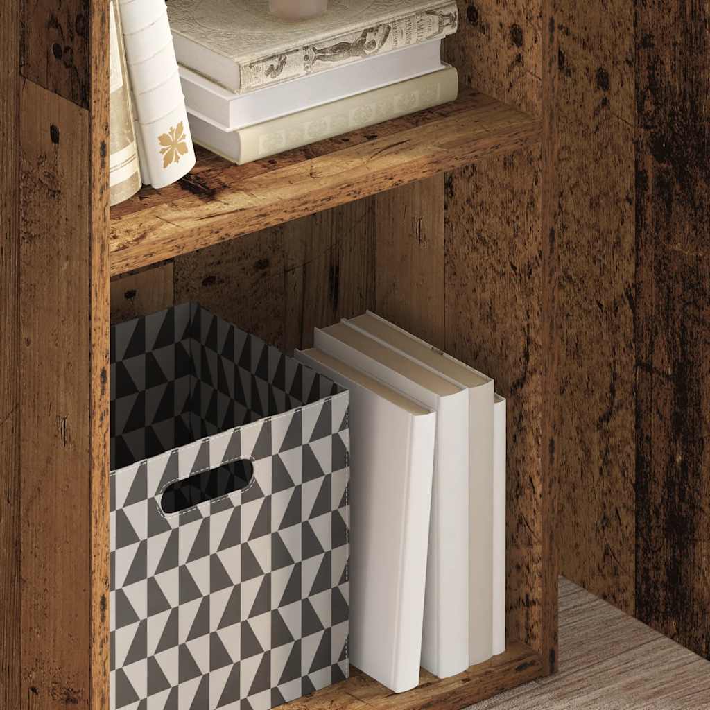 vidaXL Βιβλιοθήκη Όψη Παλαιού Ξύλου 40x30x77 εκ. Επεξεργασμένο Ξύλο