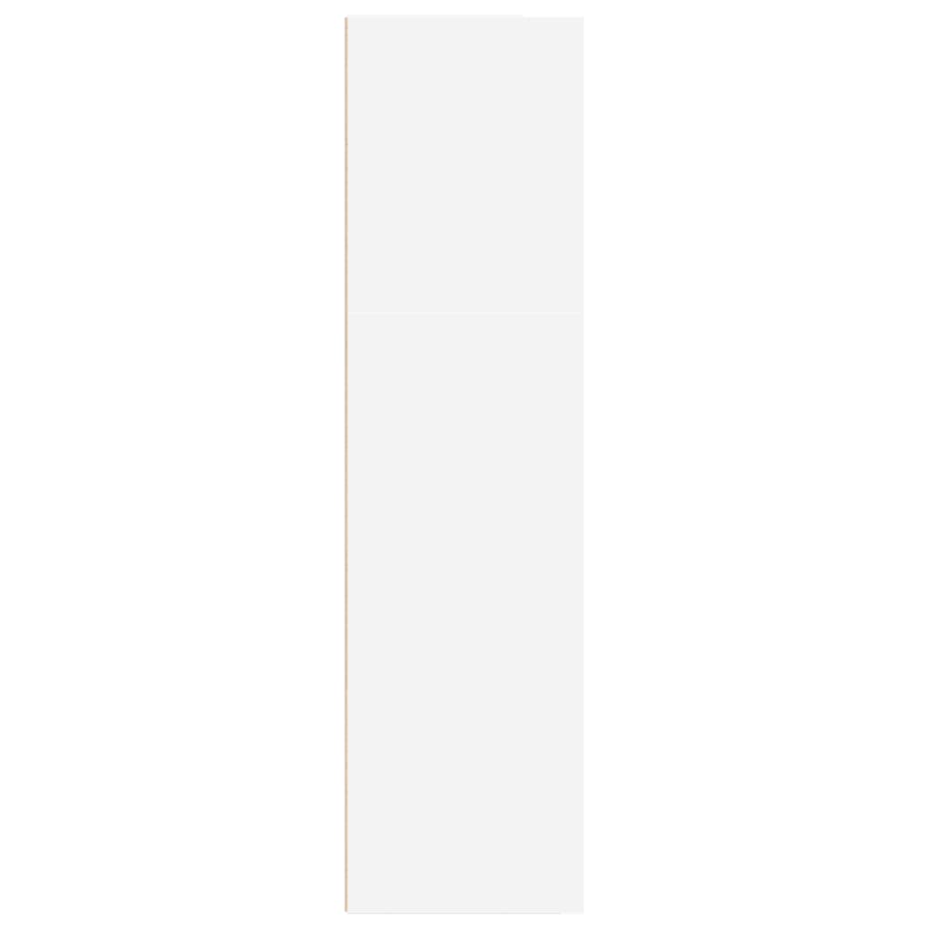 vidaXL Βιβλιοθήκη Λευκή 40x30x114 εκ. από Επεξεργασμένο Ξύλο