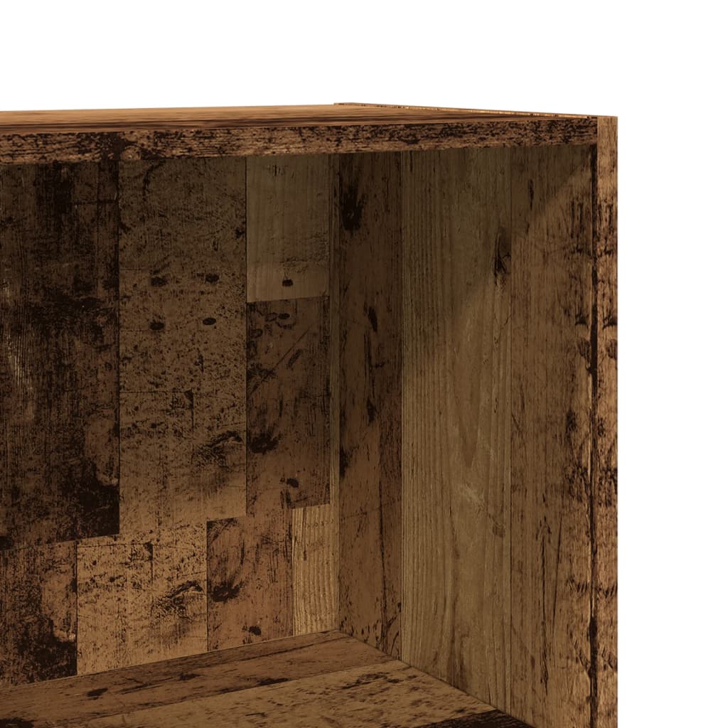 vidaXL Βιβλιοθήκη Όψη Παλαιού Ξύλου 40x30x114 εκ. Επεξεργασμένο Ξύλο