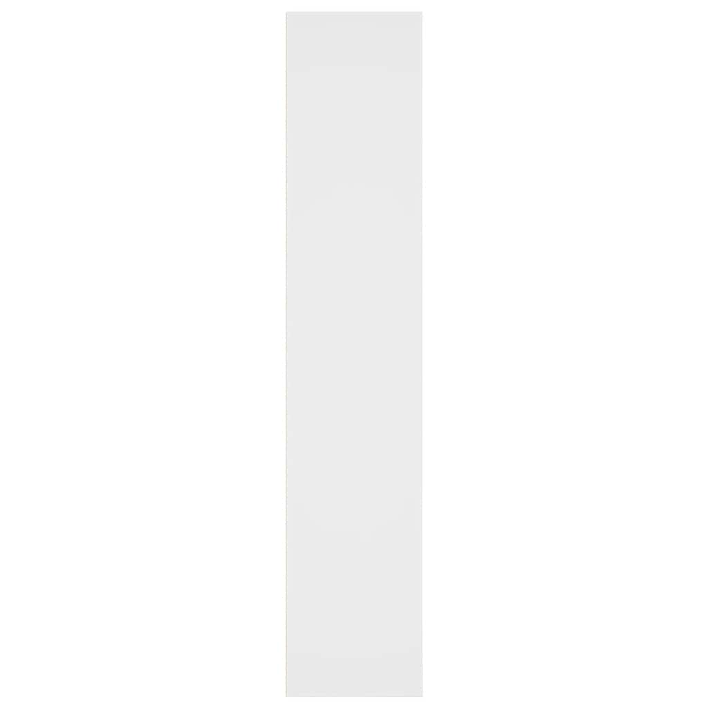 vidaXL Βιβλιοθήκη Λευκή 40x30x152 εκ. από Επεξεργασμένο Ξύλο