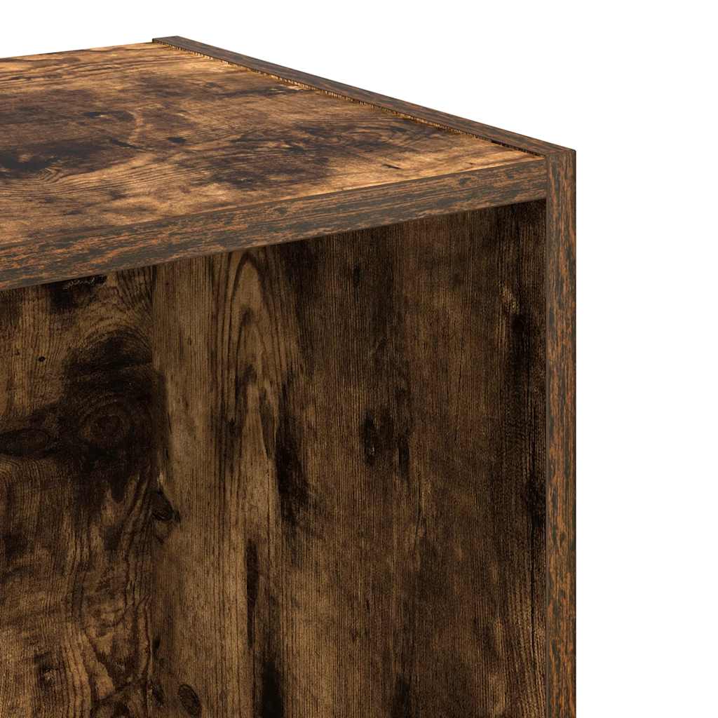 vidaXL Βιβλιοθήκη Καπνιστή Δρυς 40x30x152 εκ. από Επεξεργασμένο Ξύλο