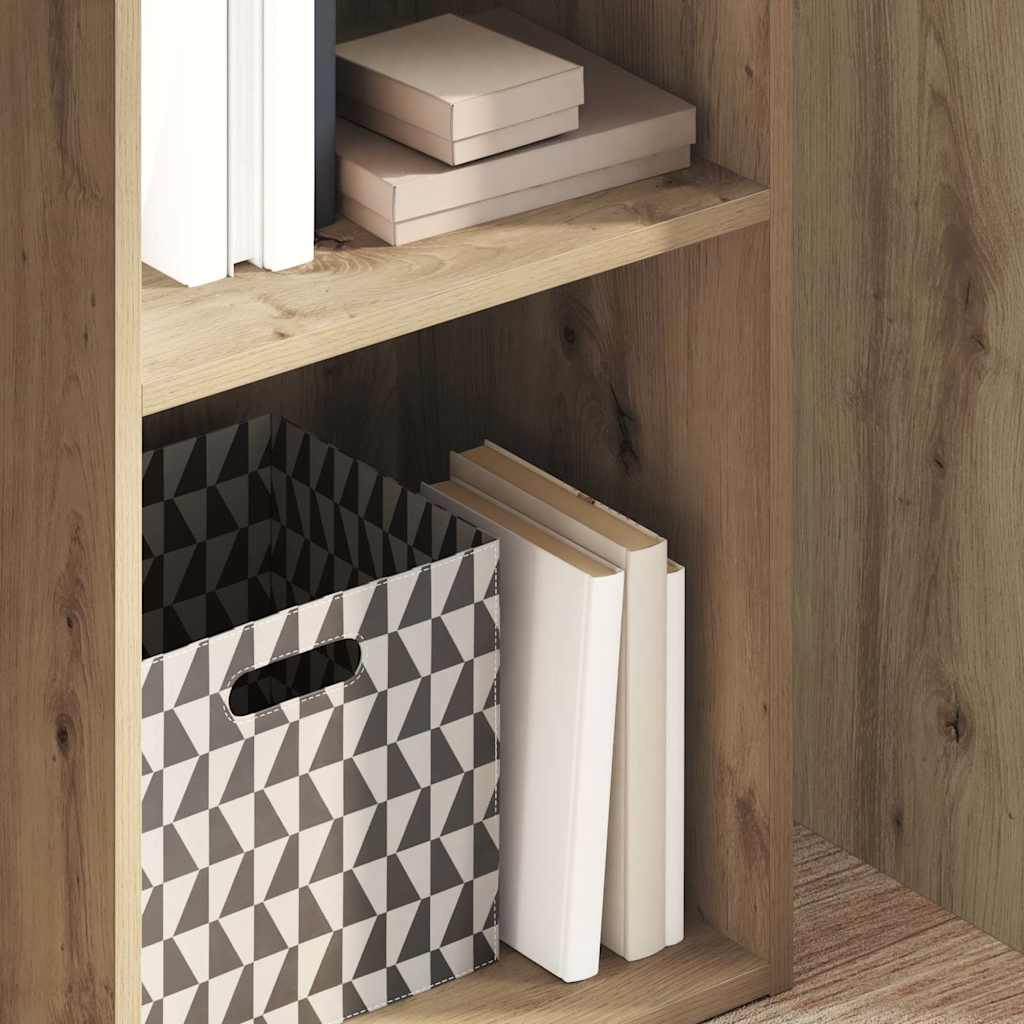 vidaXL Βιβλιοθήκη Αρτισιανή Δρυς 40x30x152 εκ. από Επεξεργασμένο Ξύλο