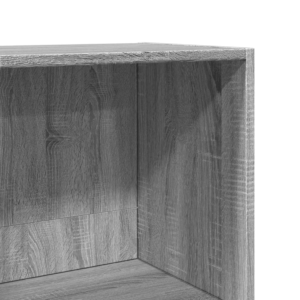 vidaXL Βιβλιοθήκη Γκρι Sonoma 40x30x189 εκ. από Επεξεργ. Ξύλο