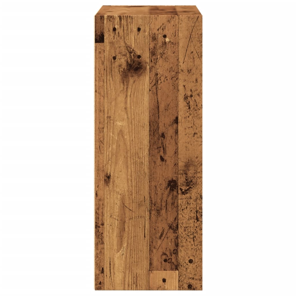 vidaXL Βιβλιοθήκη Όψη Παλαιού Ξύλου 60x30x77 εκ. Επεξεργασμένο Ξύλο
