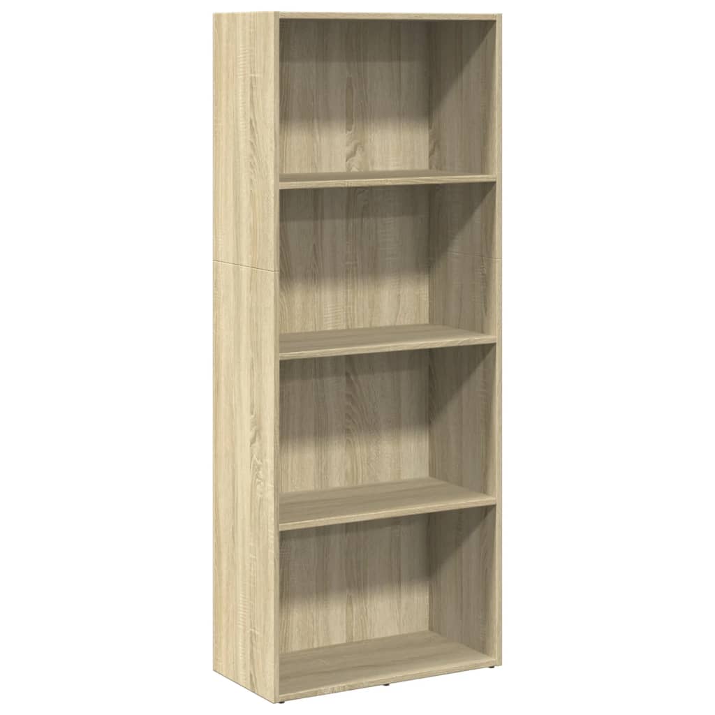 vidaXL Βιβλιοθήκη Sonoma Δρυς 60x30x152 εκ. από Επεξεργασμένο Ξύλο