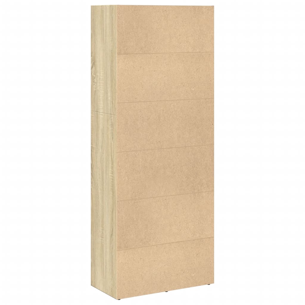 vidaXL Βιβλιοθήκη Sonoma Δρυς 60x30x152 εκ. από Επεξεργασμένο Ξύλο