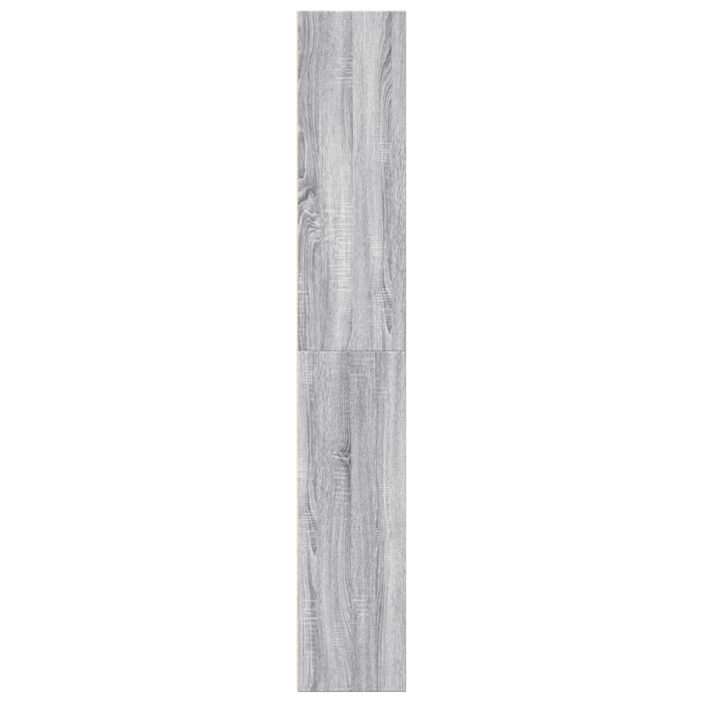 vidaXL Βιβλιοθήκη Γκρι Sonoma 60x30x189 εκ. από Επεξεργ. Ξύλο