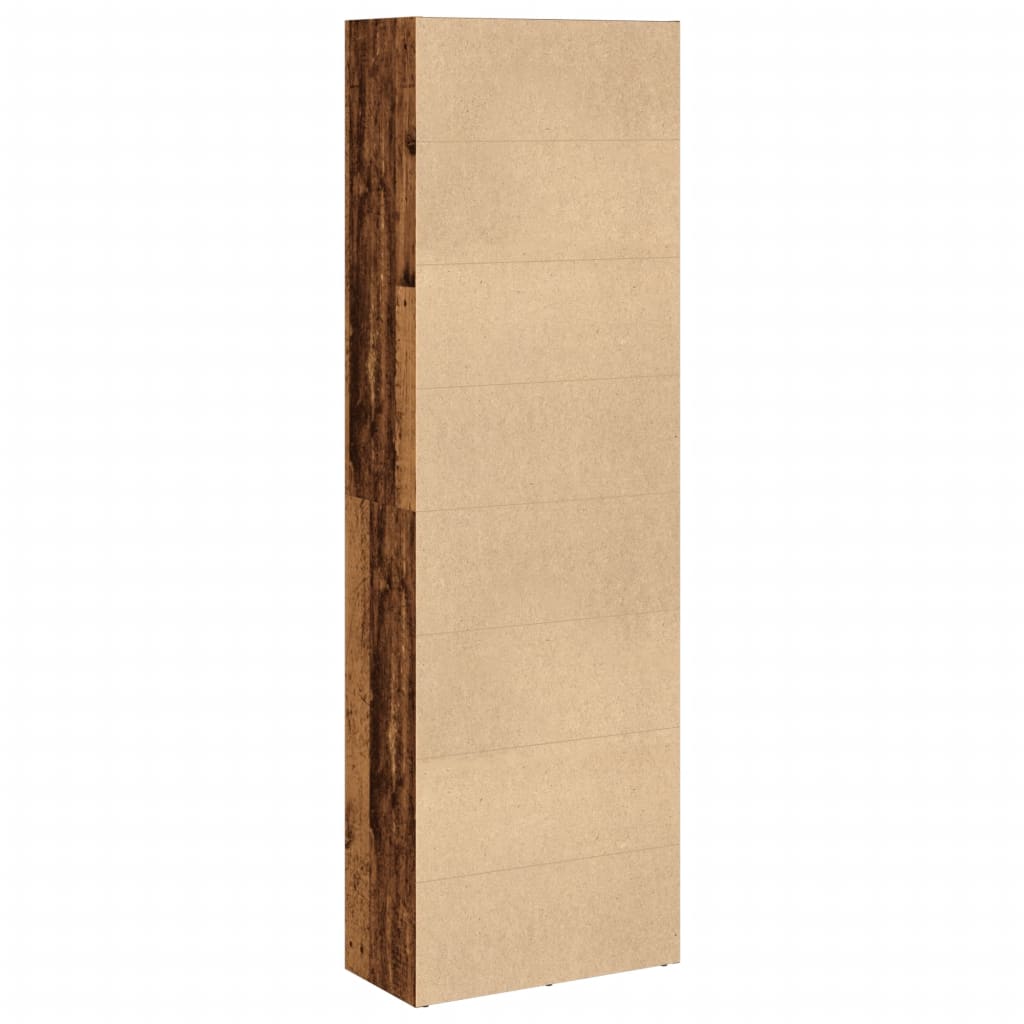 vidaXL Βιβλιοθήκη Όψη Παλαιού Ξύλου 60x30x189 εκ. Επεξεργασμένο Ξύλο