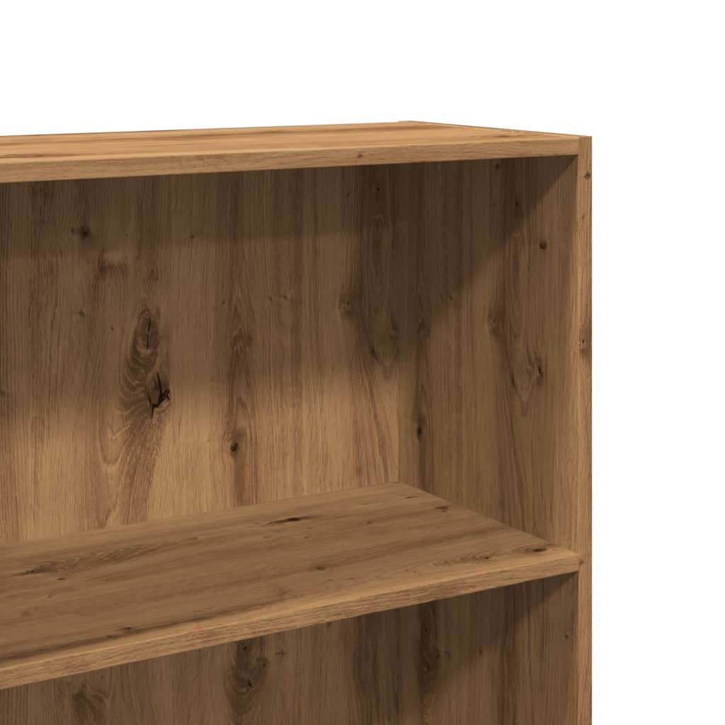 vidaXL Βιβλιοθήκη Αρτισιανή Δρυς 60x30x189 εκ. από Επεξεργασμένο Ξύλο