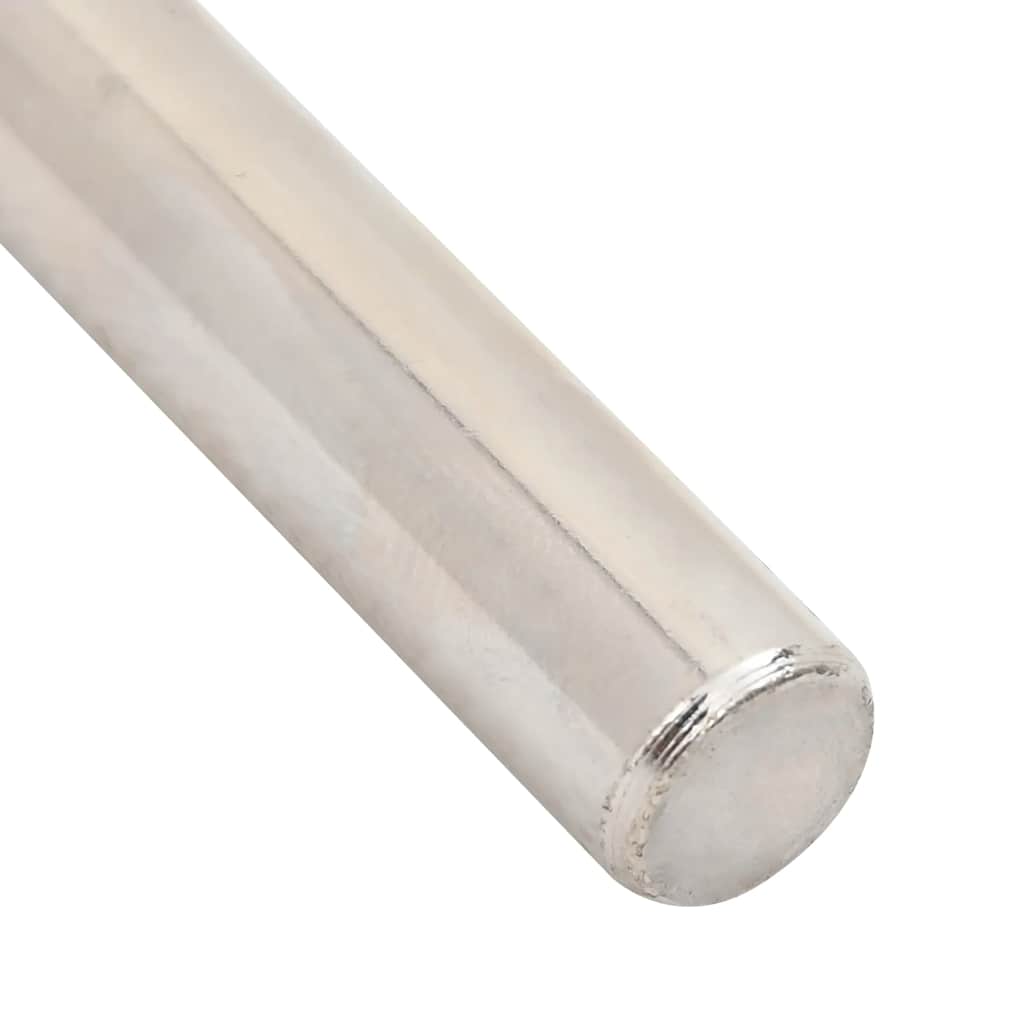 vidaXL Πλωτά στηρίγματα ραφιών 12 τεμ. Ø10x100 χιλ. Ανθρακοχάλυβας