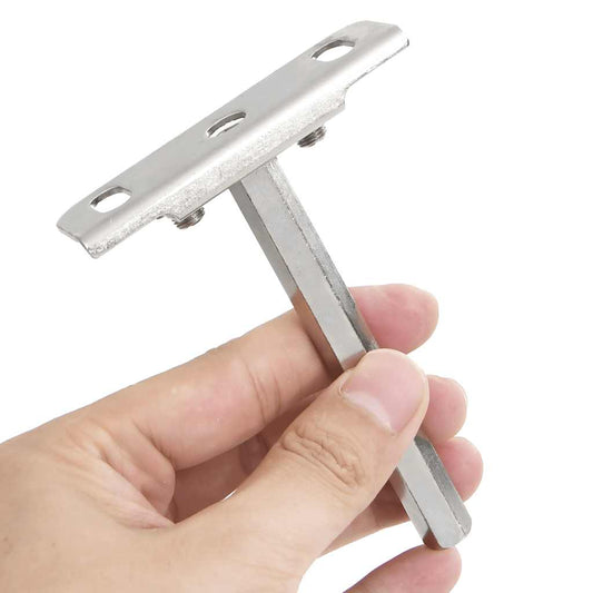 vidaXL Πλωτά στηρίγματα ραφιών 12 τεμ. Ø12x100 χιλ. Ανθρακοχάλυβας