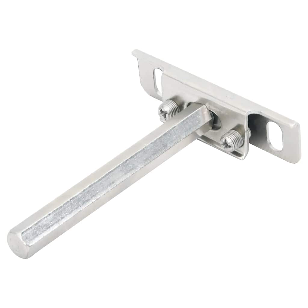 vidaXL Πλωτά στηρίγματα ραφιών 12 τεμ. Ø12x100 χιλ. Ανθρακοχάλυβας