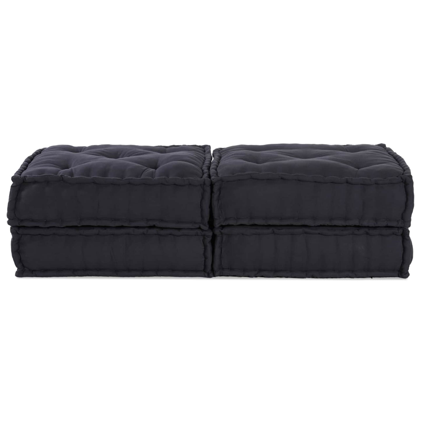 vidaXL Μονάδα Μοντέρνου Καναπέ 2 pcs Ανθρακί 140 x 70 x 36 εκ Ύφασμα
