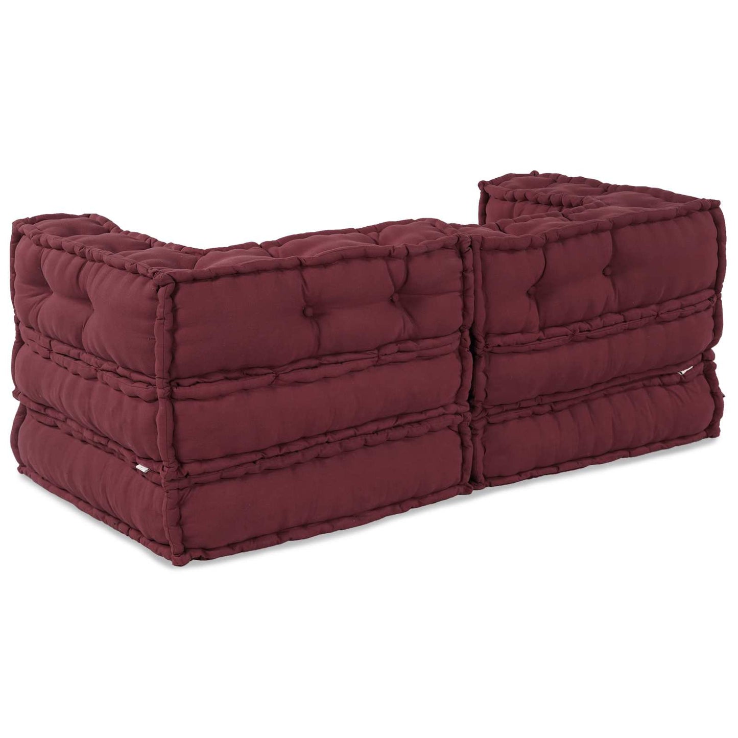 vidaXL Μονάδα Μοντέρνου Καναπέ 2 pcs Καφετί 140 x 70 x 56 εκ. Ύφασμα