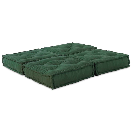 vidaXL Μονάδα Μοντέρνου Καναπέ 2 pcs Πράσινο 140 x 70 x 36 εκ Ύφασμα
