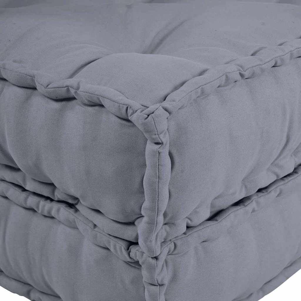 vidaXL Μονάδα Μοντέρνου Καναπέ 2 pcs Γκρι 140 x 70 x 36 εκ Ύφασμα