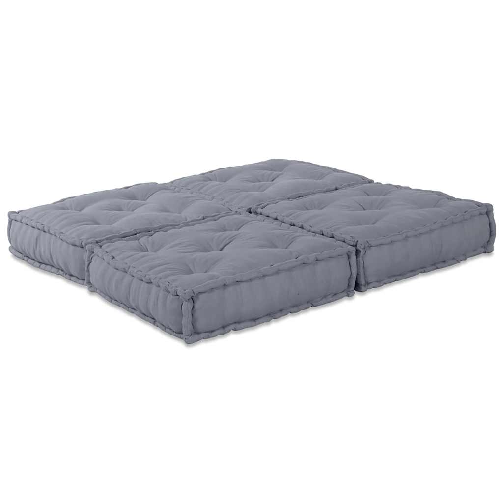vidaXL Μονάδα Μοντέρνου Καναπέ 2 pcs Γκρι 140 x 70 x 36 εκ Ύφασμα
