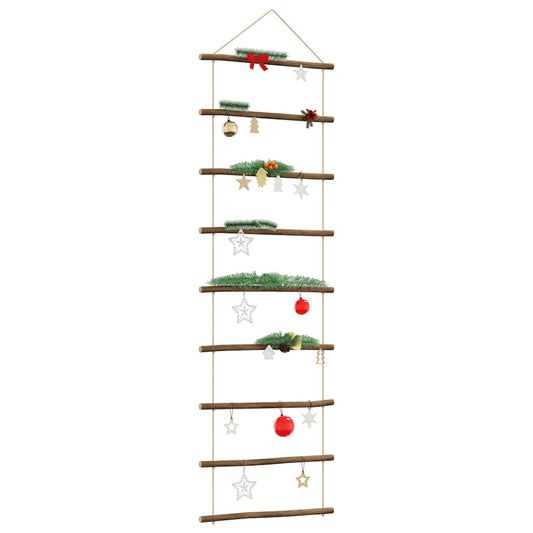 vidaXL Διακόσμηση τοίχου σε σχήμα σκάλας 50x150 cm Φυσικό κλαδί