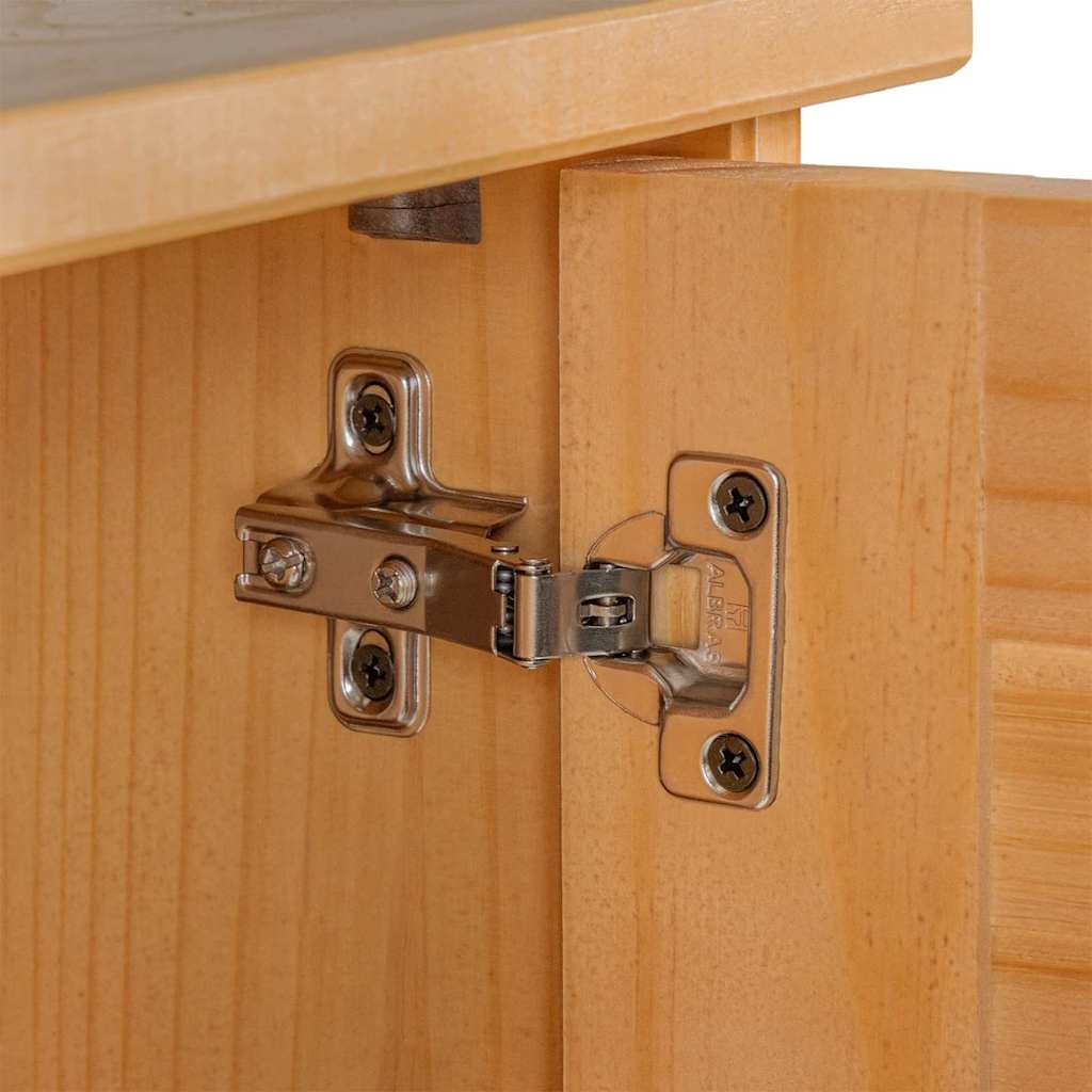 vidaXL Νιπτήρας VIGO καφέ μελί 67.5 x 34 x 59 εκ Μασίφ ξύλο πεύκου