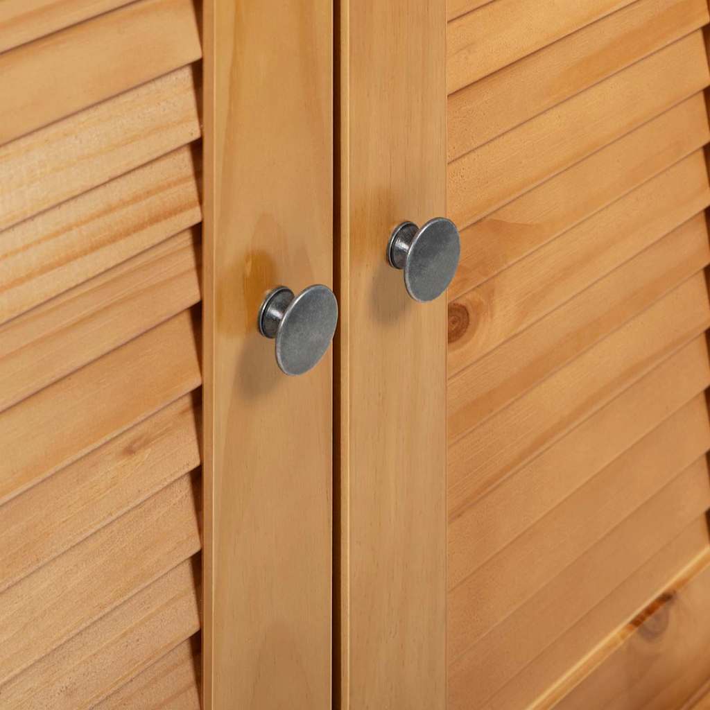 vidaXL Τοίχου Ντουλάπα Μπάνιου VIGO καφέ μελί 67.5 x 34 x 71.5 εκ.