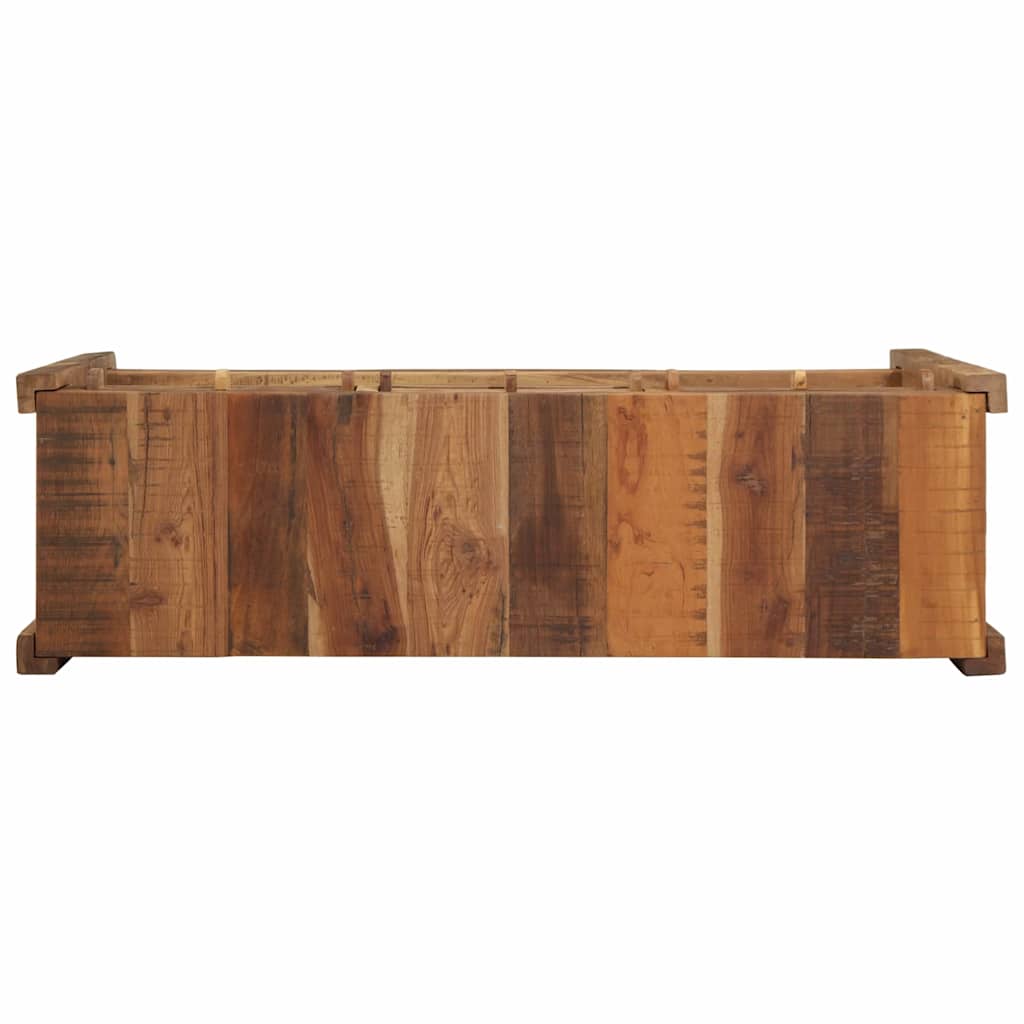 vidaXL Τραπέζι κονσόλας Καφέ 107 x 33 x 76 εκ Στερεό Ανακτηθέν Ξύλο