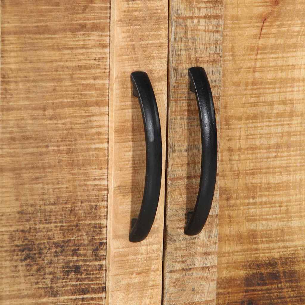 vidaXL Πλαϊνό γραφείο Καφέ 55 x 35 x 70 cm ακατέργαστο ξύλο μάνγκο